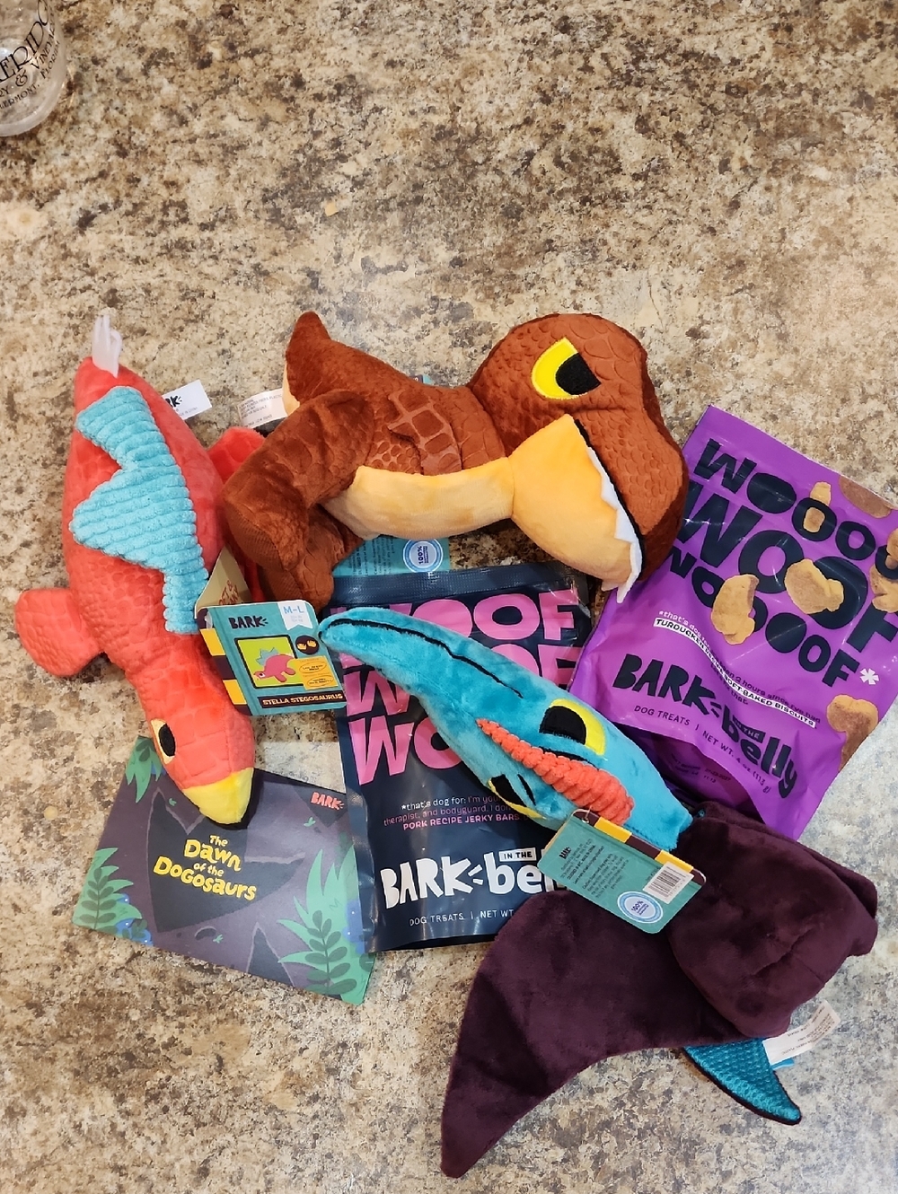 Set Of Dawn Of The Dinosaur Dog Toys